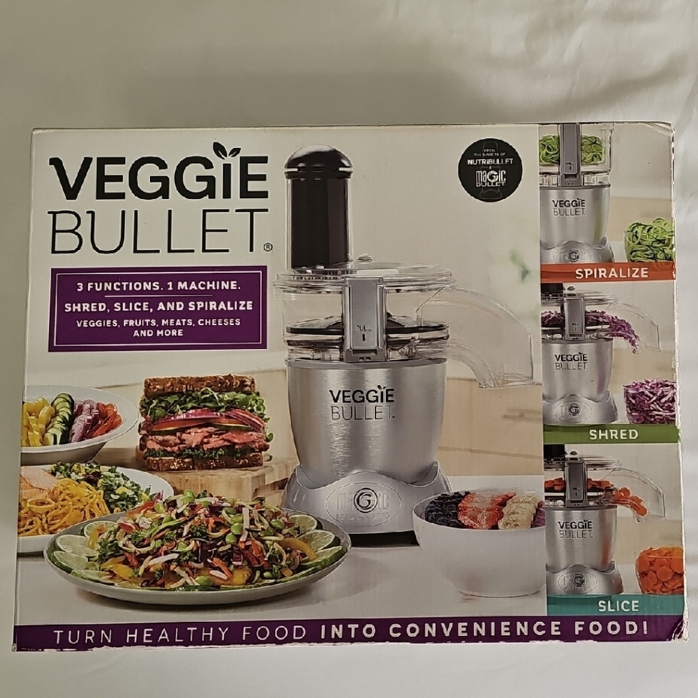 Veggie Bullet Silver Food Processor